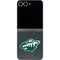 NHL Minnesota Wild Black Background Galaxy Z Flip6 Skin